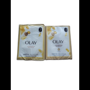 NEW! 2 Packs, 4 Bars - Olay Ultra Moisture Shea Butter Beauty Bars Soap, 3.75 oz